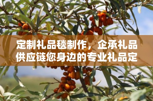 定制礼品毯制作，企承礼品供应链您身边的专业礼品定制公司